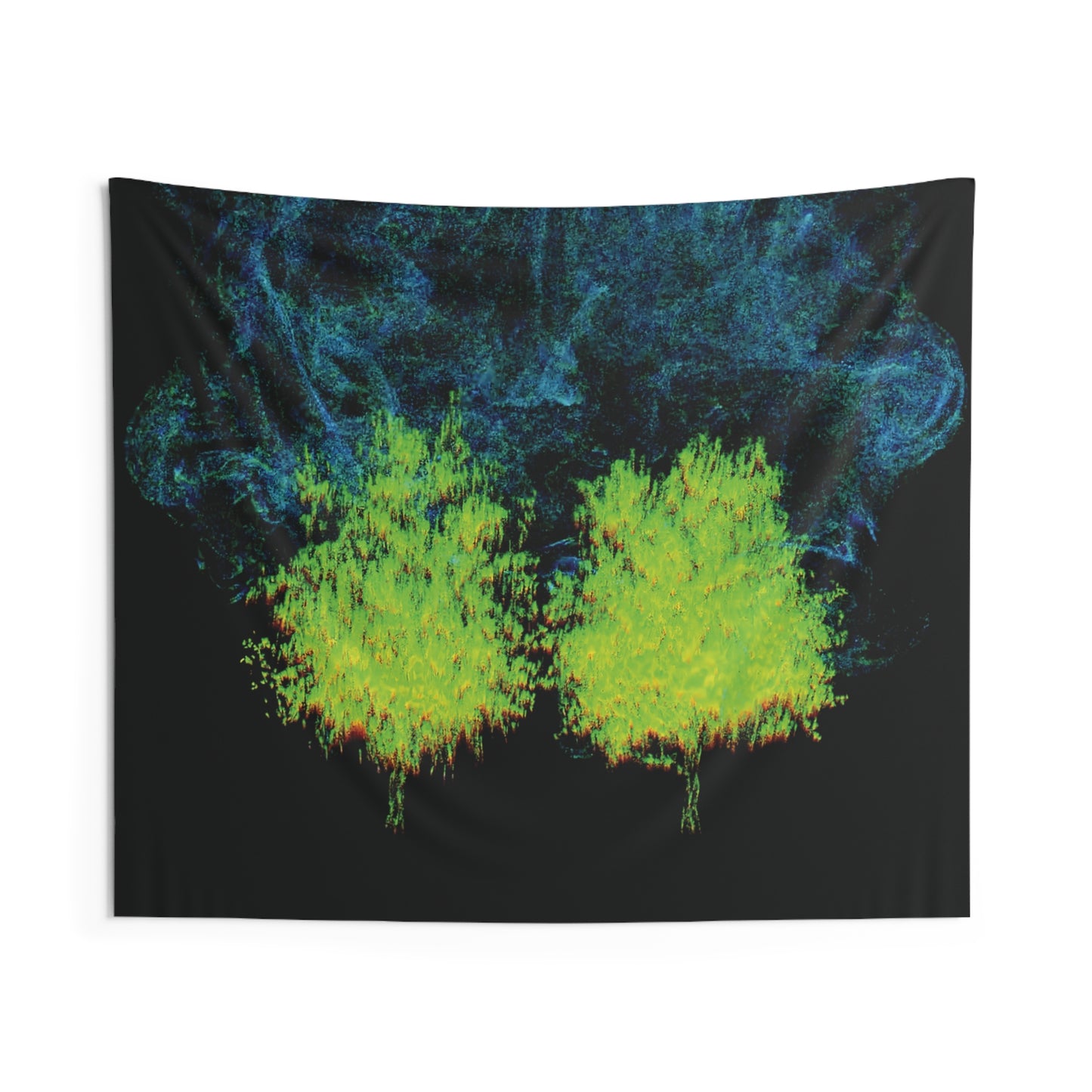 seasonal explosion: living liquid [dynamic tree buds] art tapestry ii