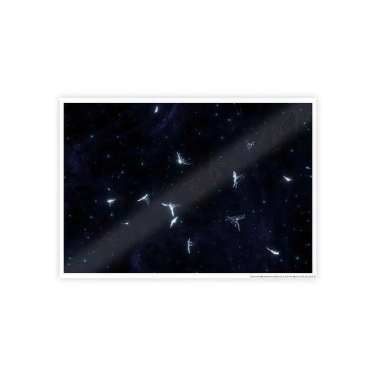 butterfly simulation [spectral cosmos] art print i