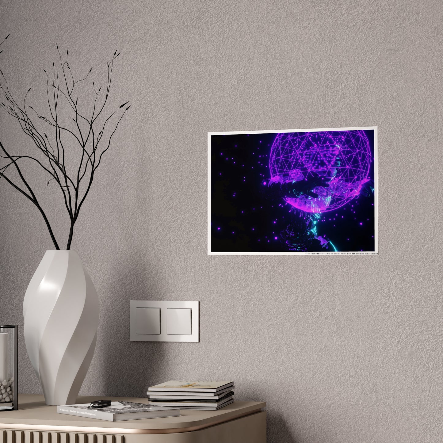 spatial control [outer limits interface] art print