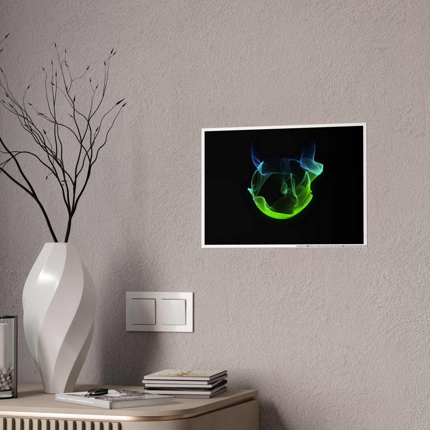 aurora orb: organic paradise [life sphere] art print