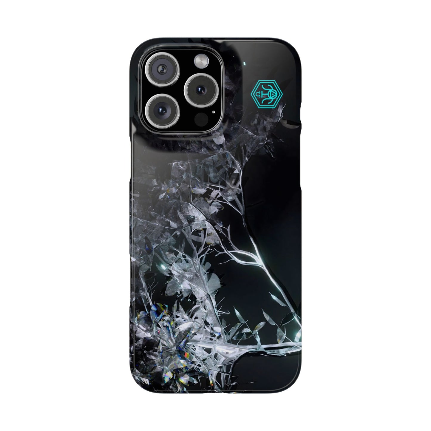 leaves of glass [midnight simulation] iPhone case ii