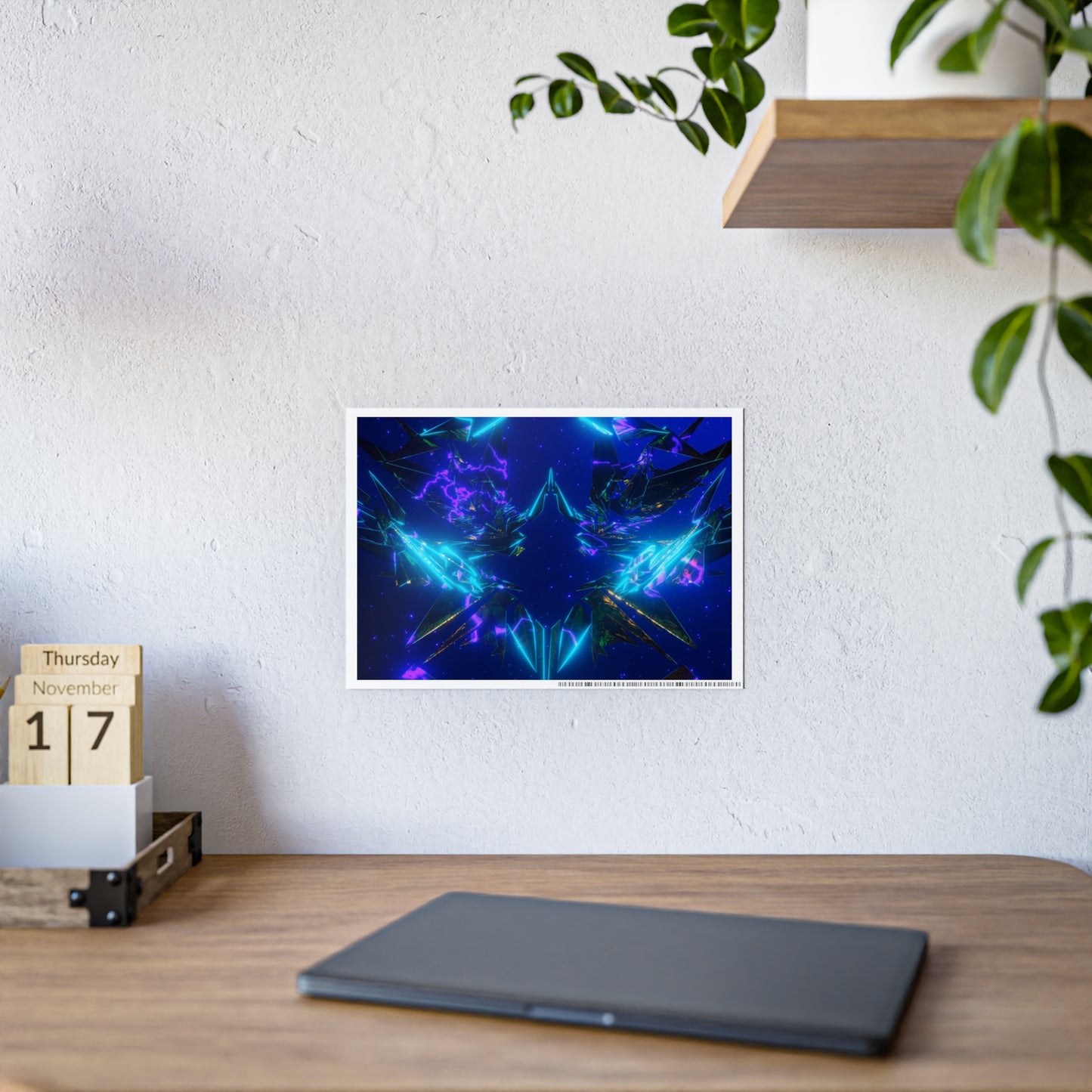 cosmic crown [grand overview] art print iii