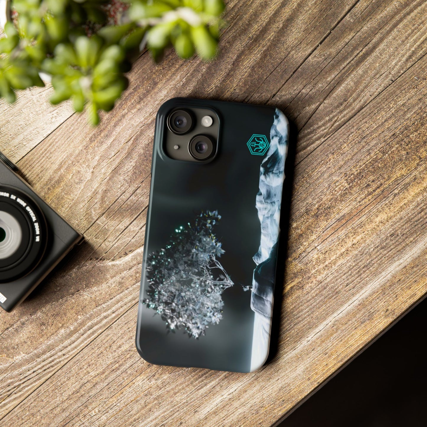leaves of glass [stoic vortex] iPhone case ii
