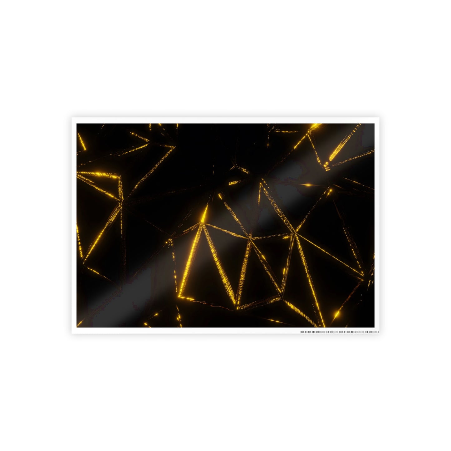 gold mountain frame [eagle vision] art print