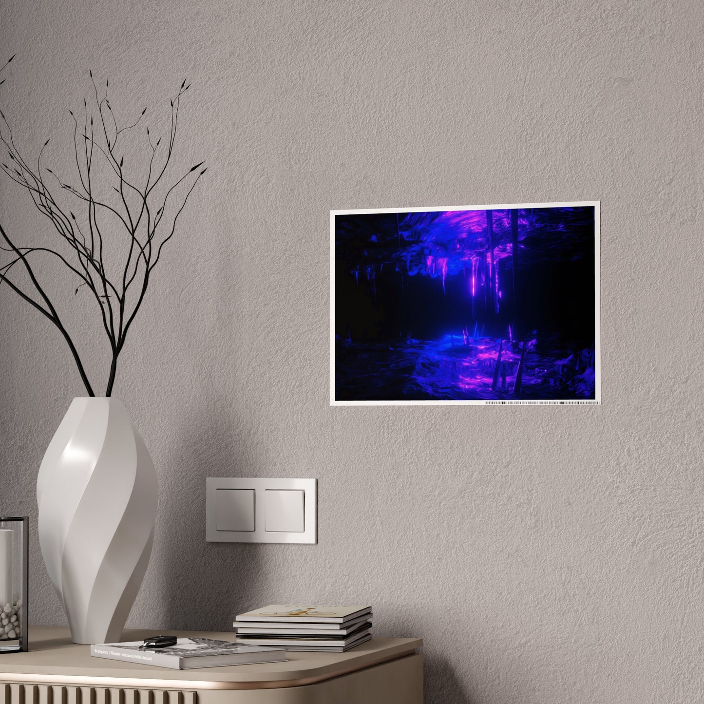 shadowrealm cavern [ultraviolet traversal] art print
