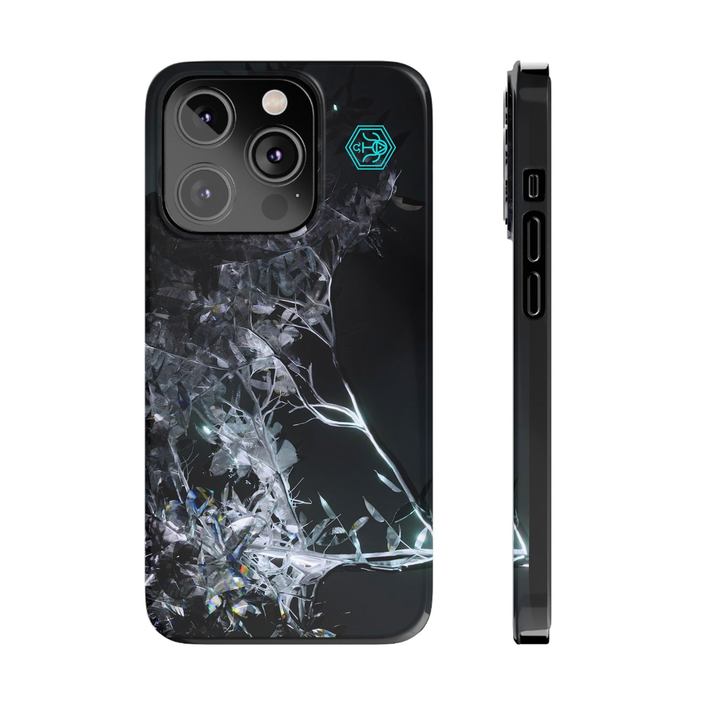 leaves of glass [midnight simulation] iPhone case ii