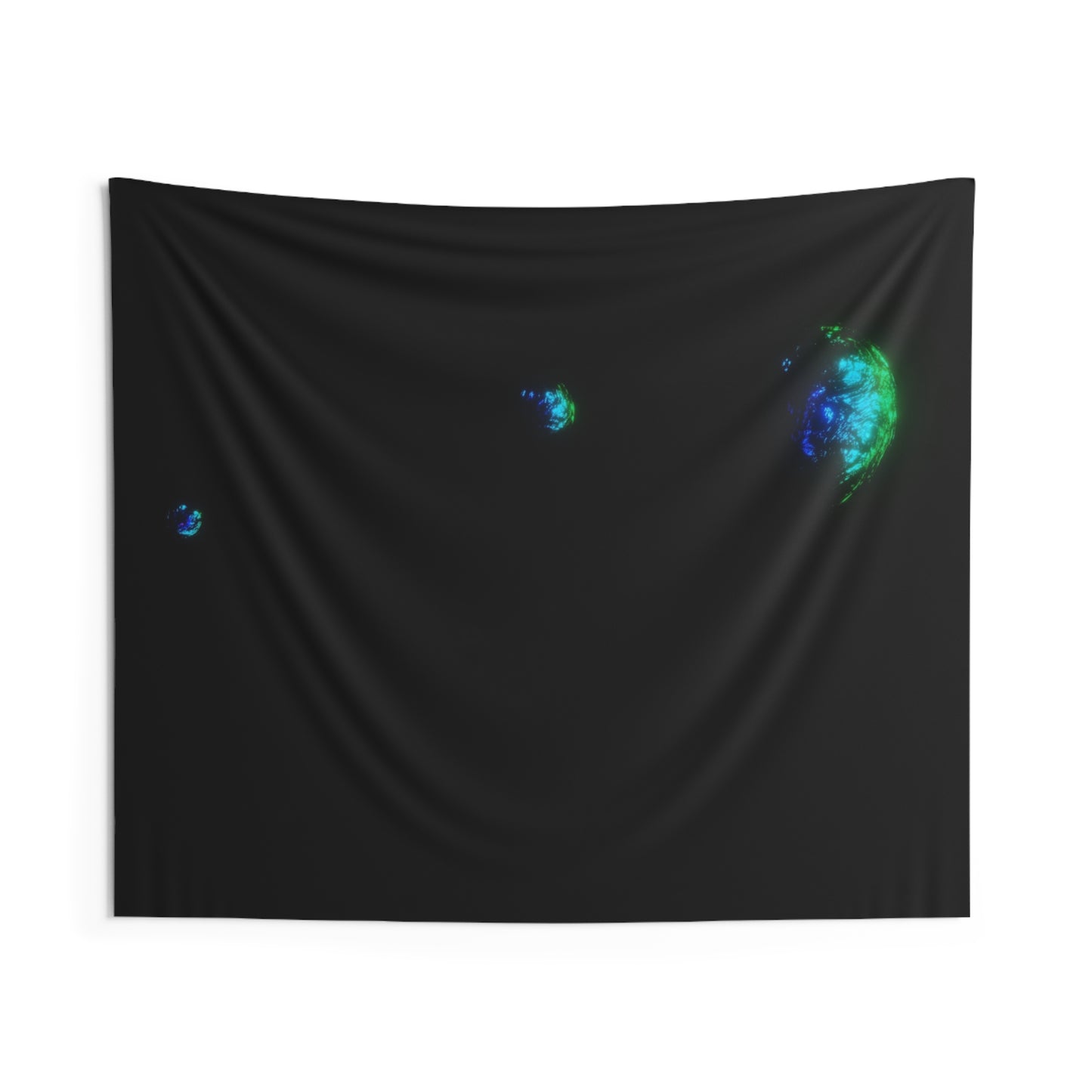 impossible orbit [minimal planetary lock] art tapestry