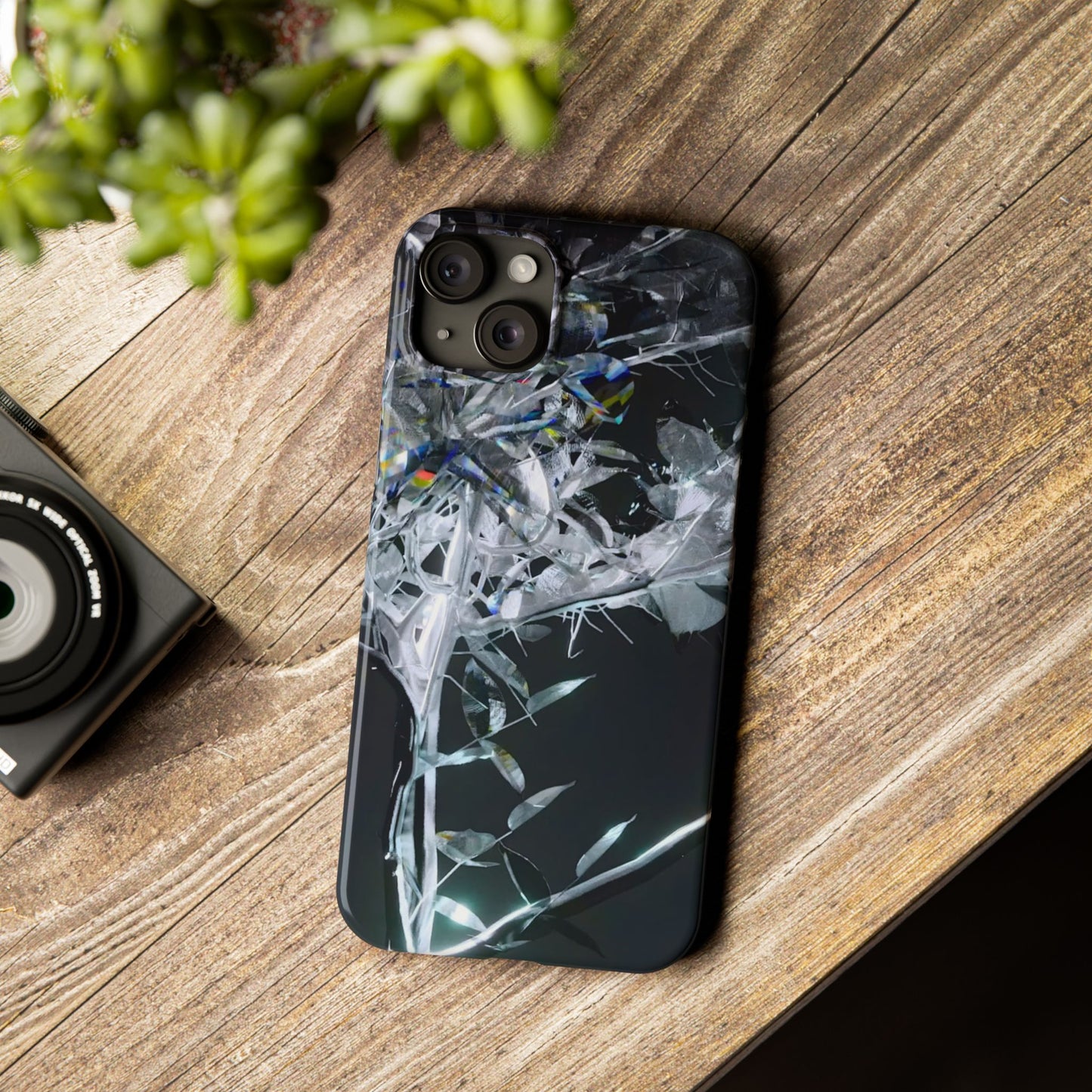 leaves of glass [midnight simulation] iPhone case i