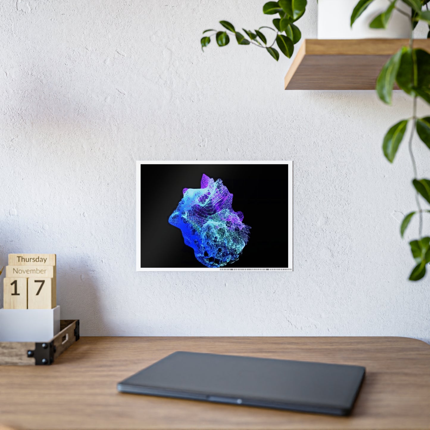 particle drop [gravity reversal] art print i
