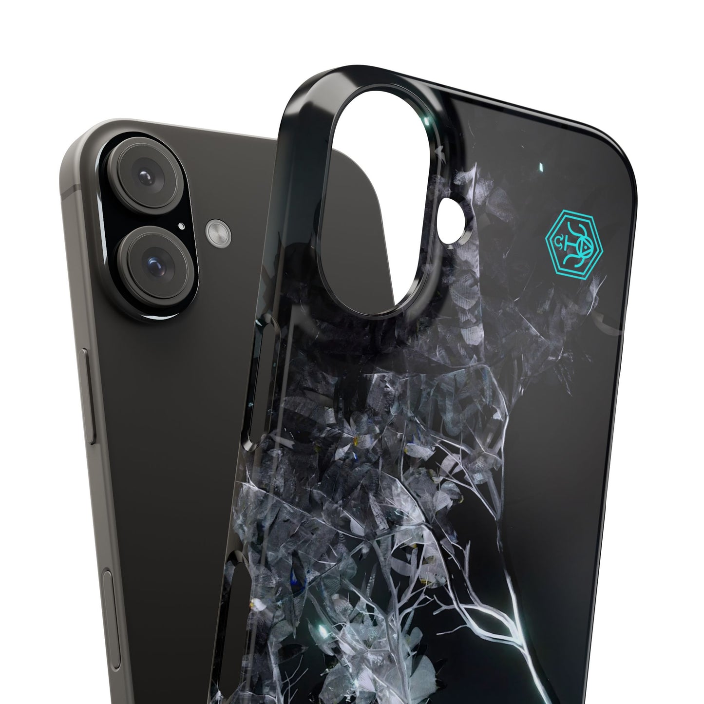 leaves of glass [midnight simulation] iPhone case ii