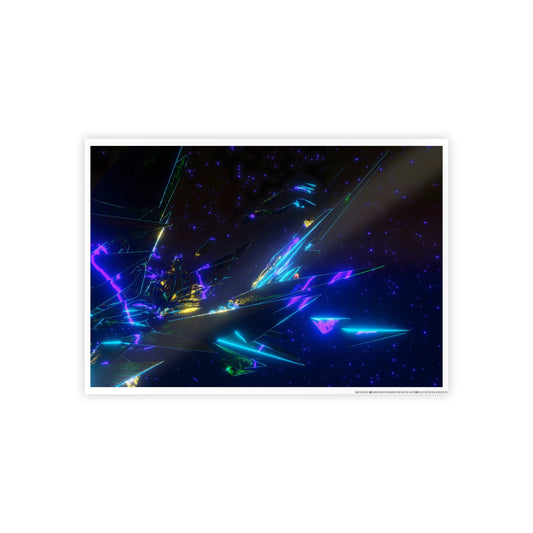cosmic crown [orbital vision] art print