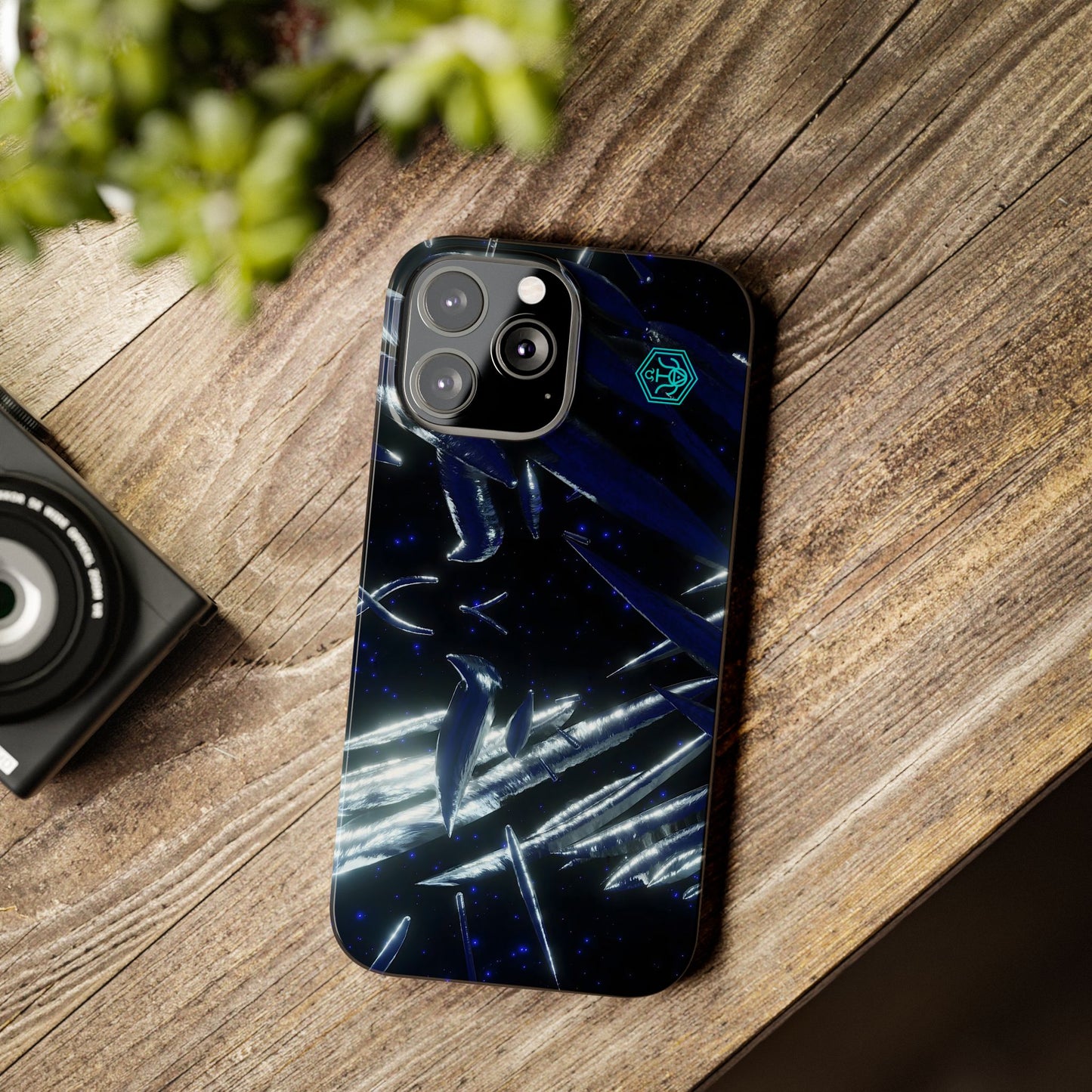 shadow totem [cosmic helix] iPhone case