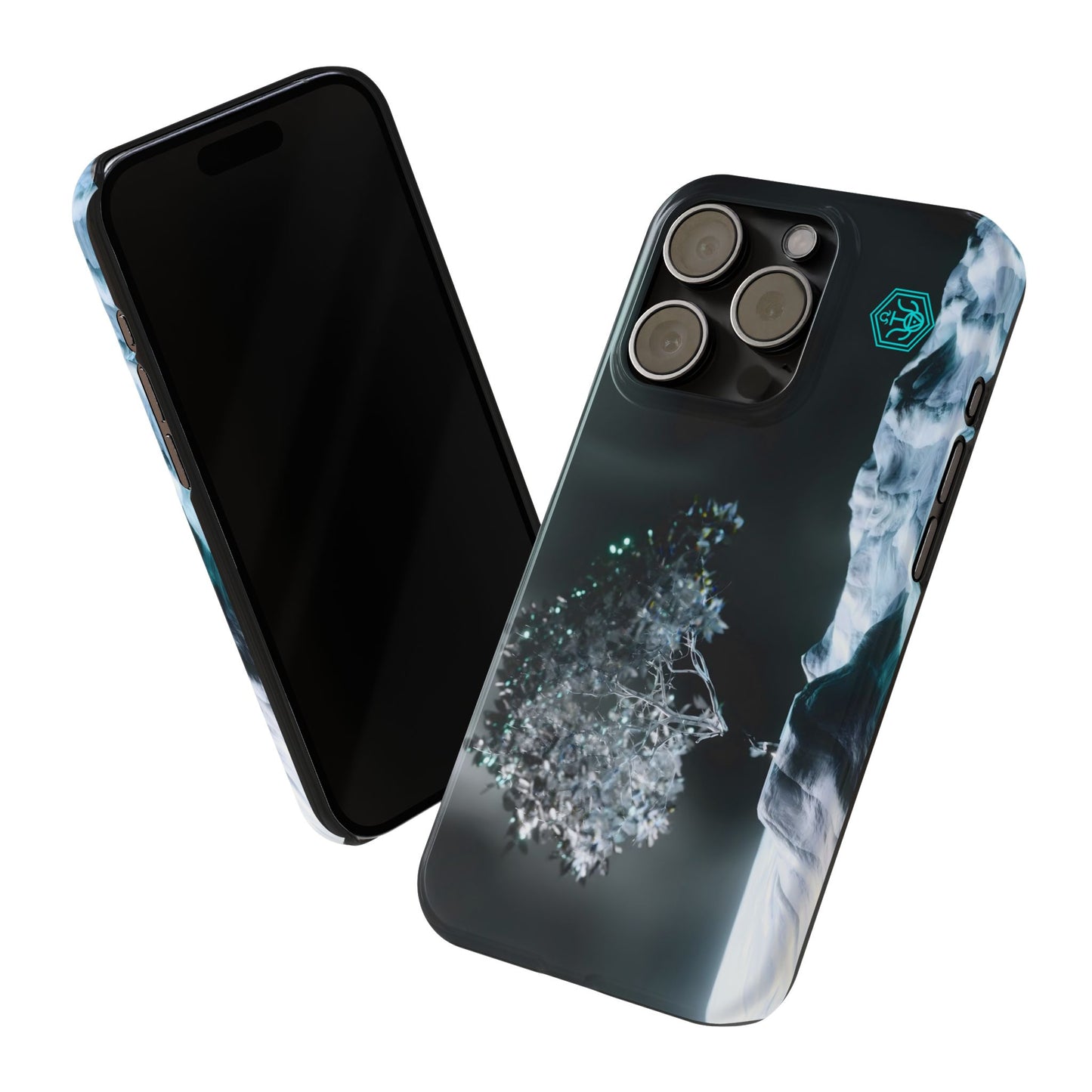 leaves of glass [stoic vortex] iPhone case ii