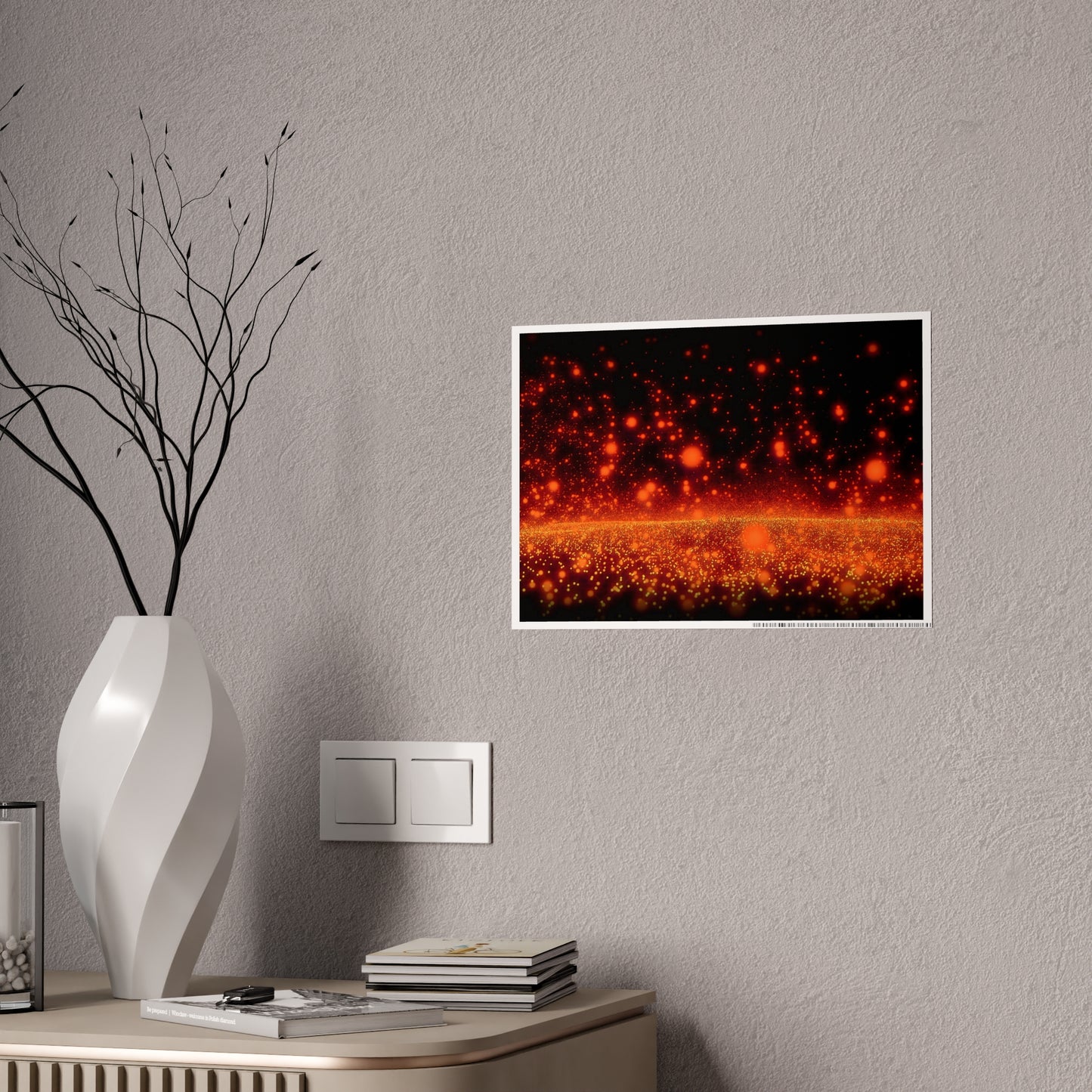 photon spectrum: particle simulation [sunseeker voyage] art print