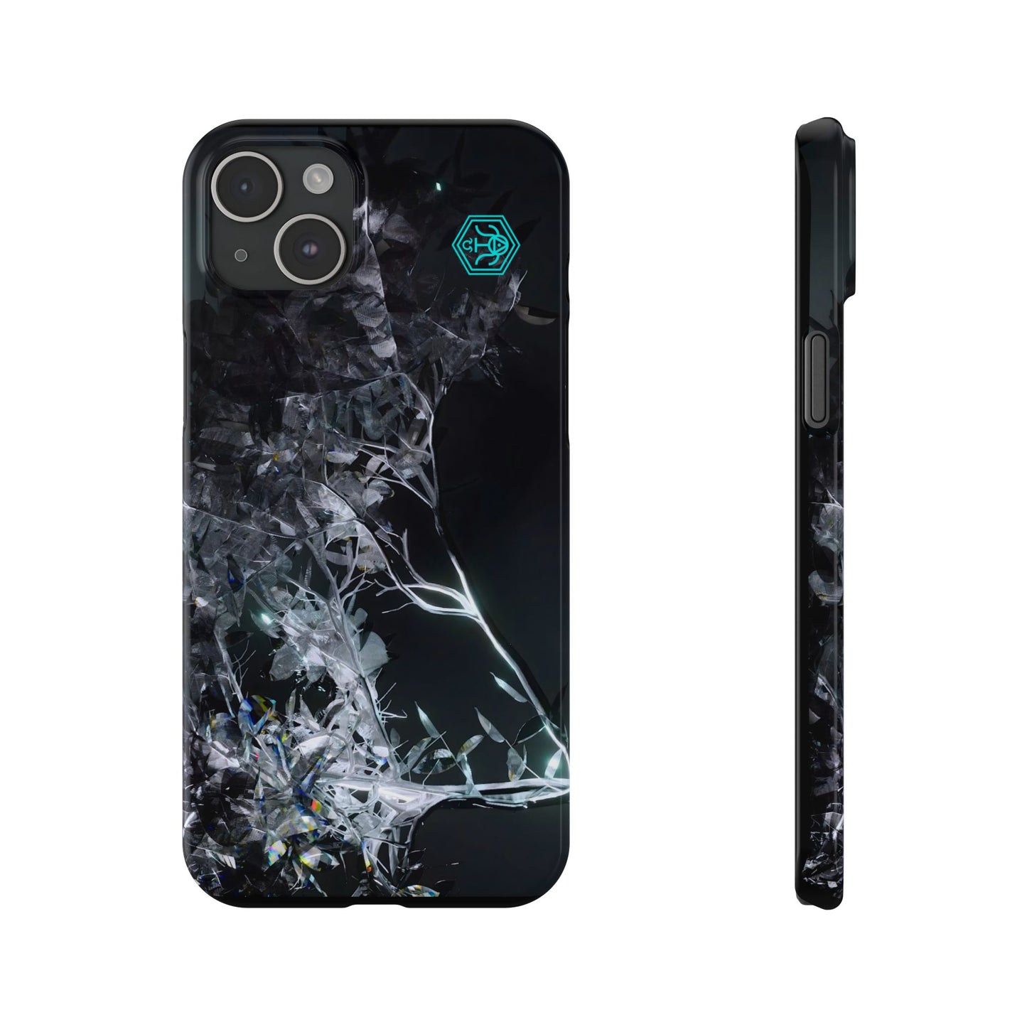 leaves of glass [midnight simulation] iPhone case ii