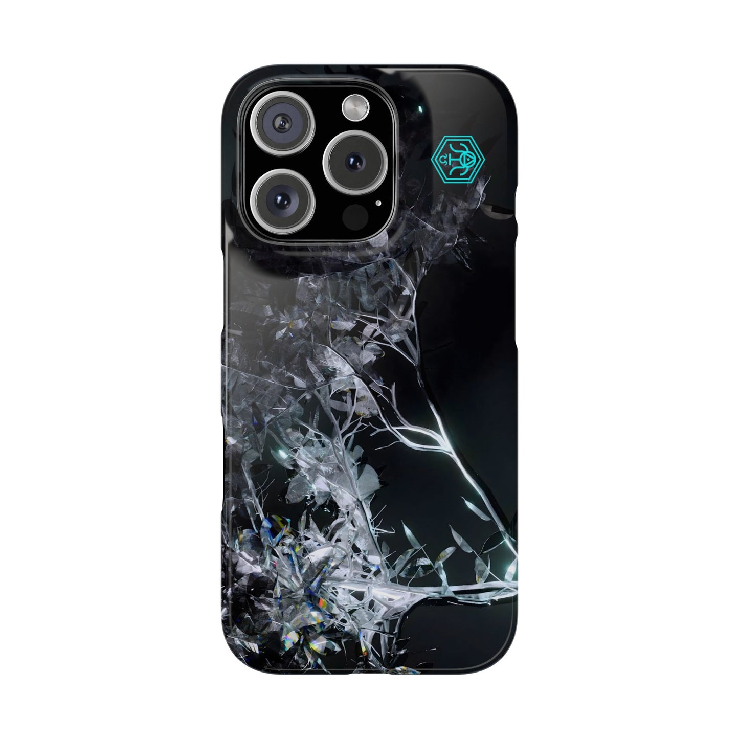 leaves of glass [midnight simulation] iPhone case ii