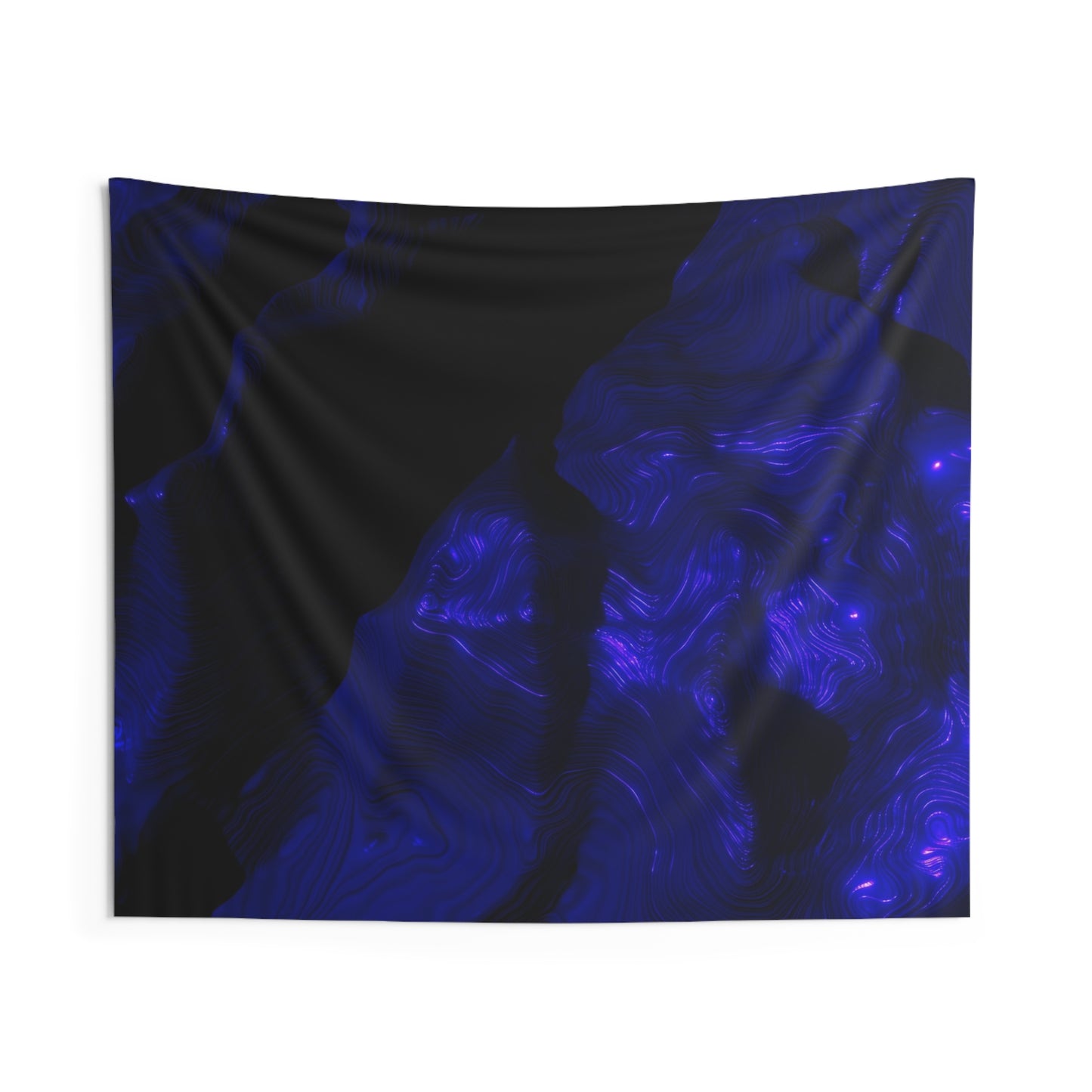 ultraviolet mountain [eagle vision] art tapestry