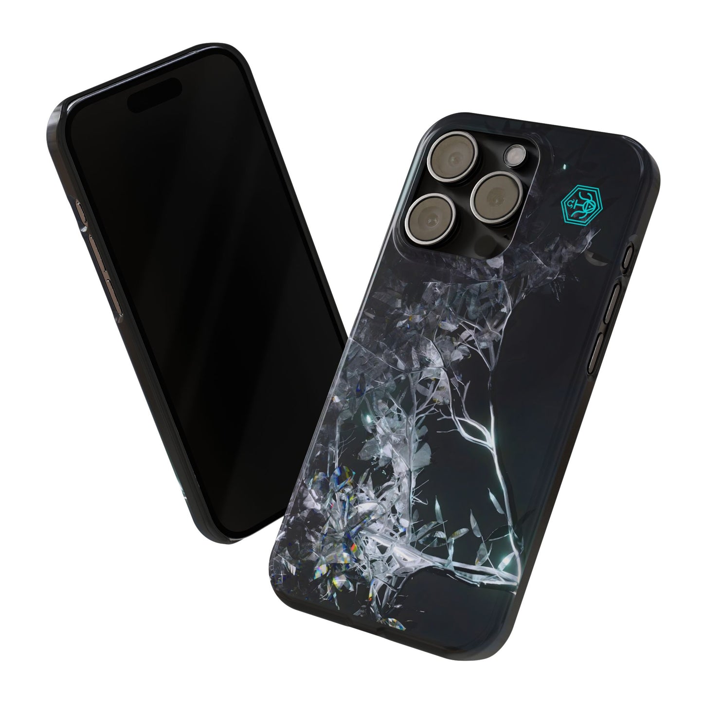 leaves of glass [midnight simulation] iPhone case ii