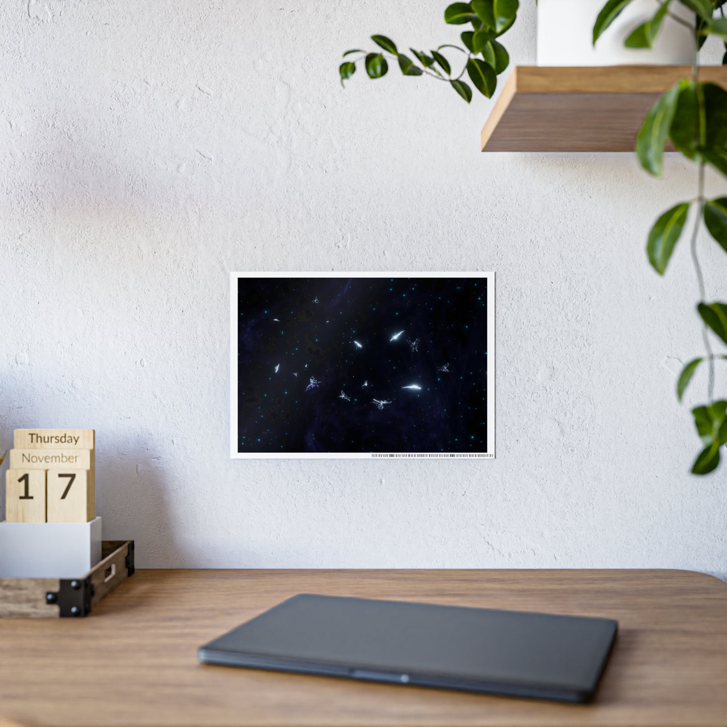 butterfly simulation [spectral cosmos] art print ii