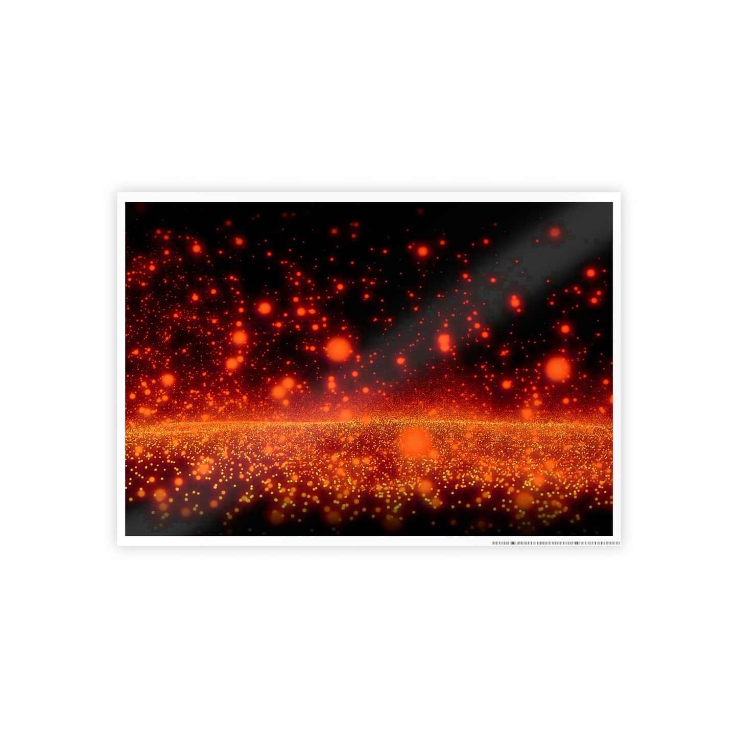 photon spectrum: particle simulation [sunseeker voyage] art print