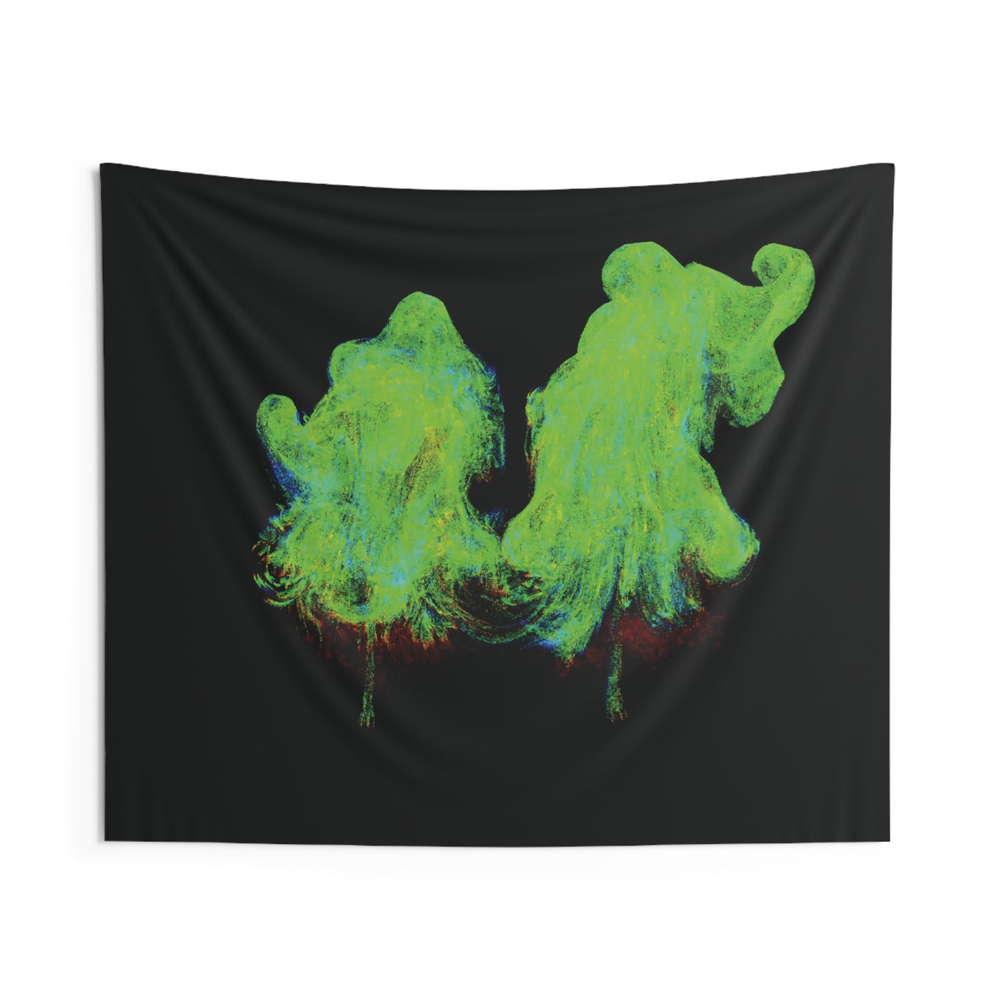 seasonal explosion: living liquid [dynamic tree buds] art tapestry i