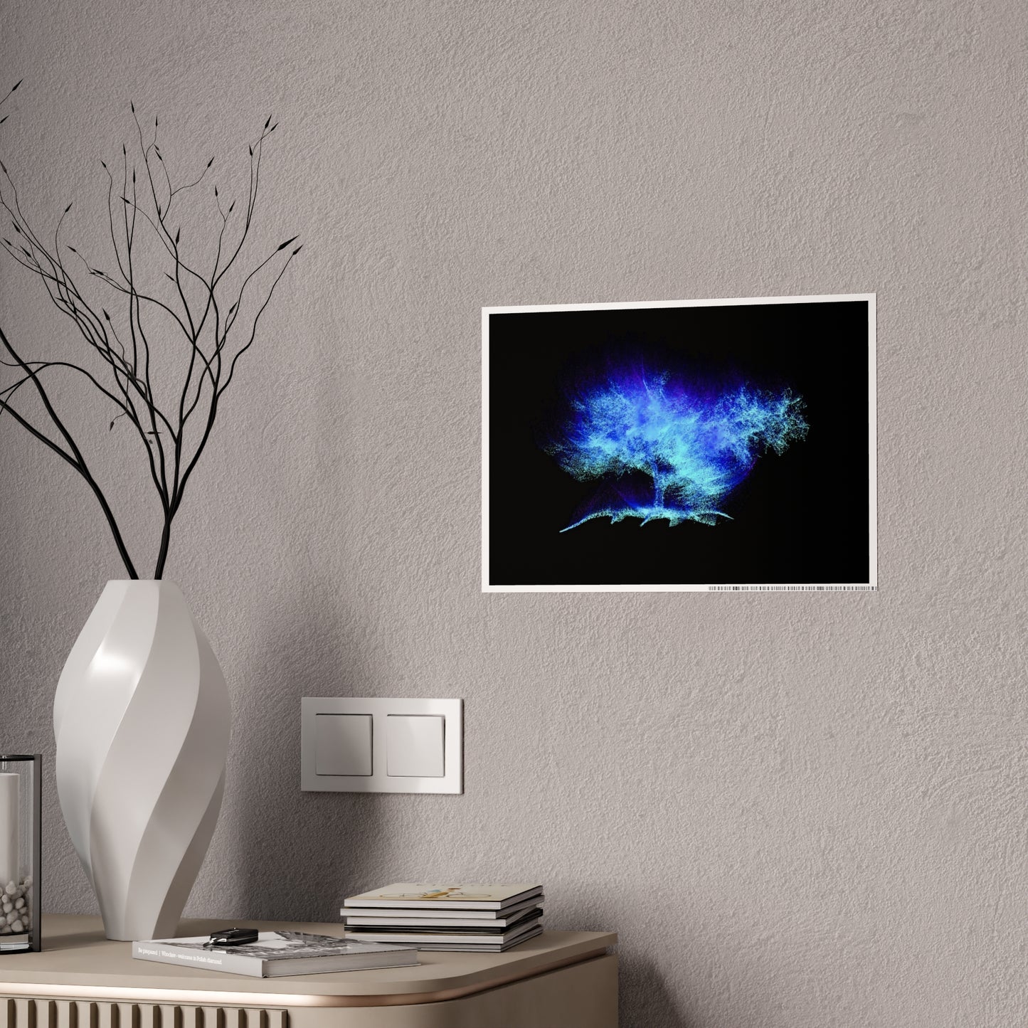 particle bonsai: time evaporation [fractal rotation] art print ii