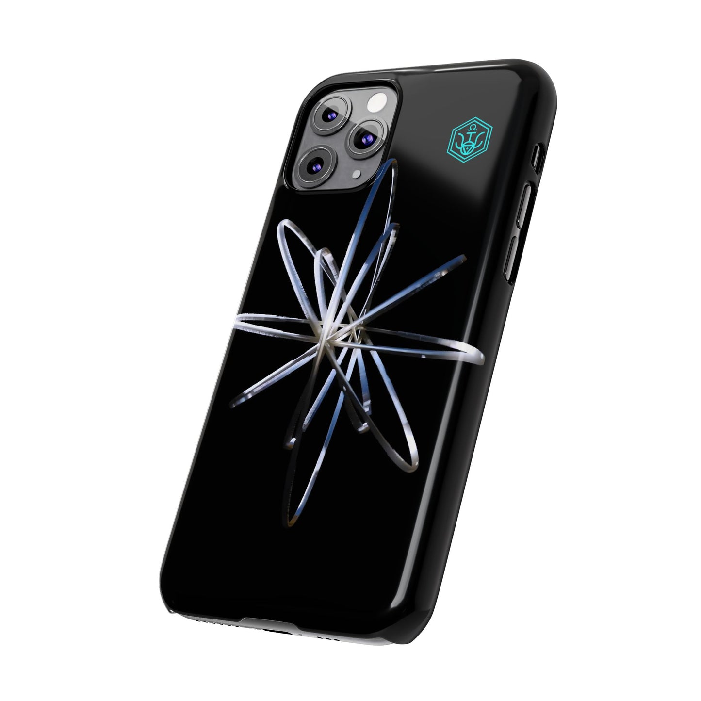 silver rings [ancient gyro relic] iPhone case