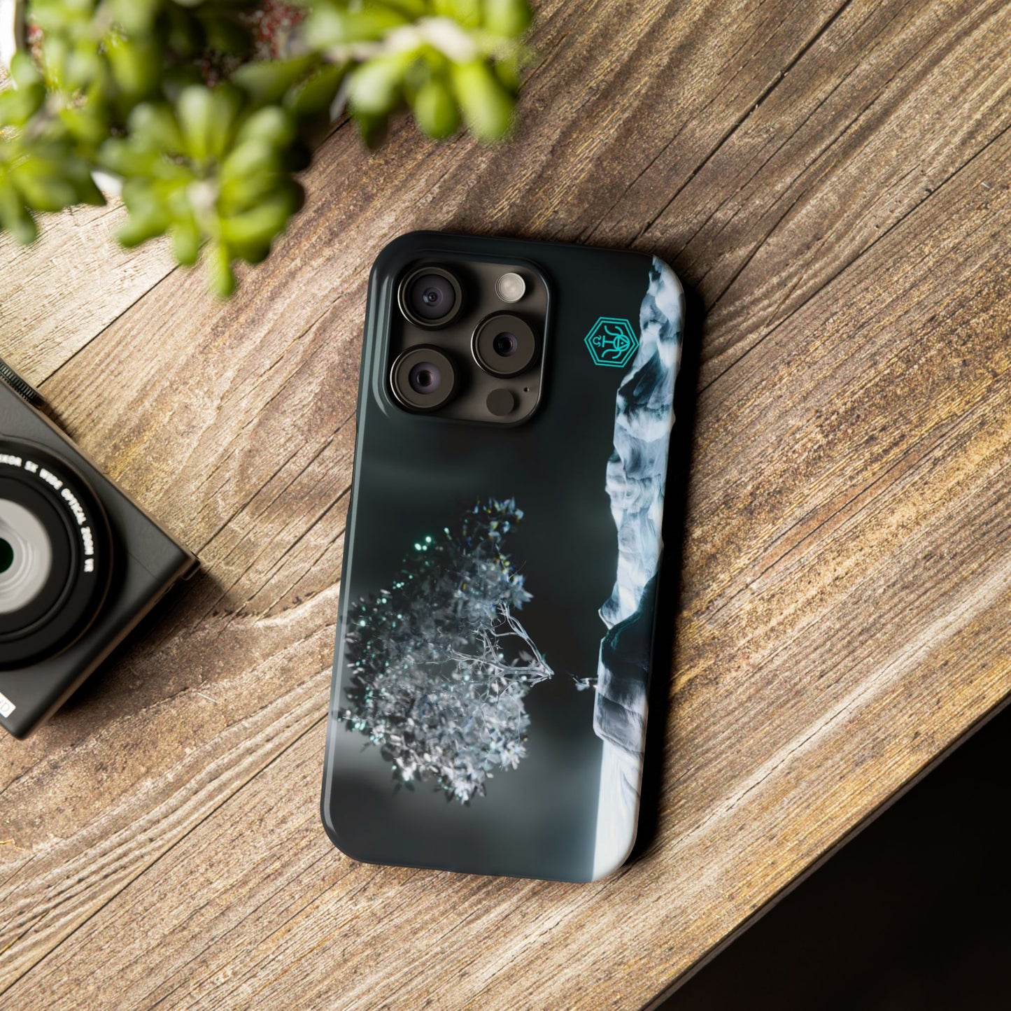 leaves of glass [stoic vortex] iPhone case ii