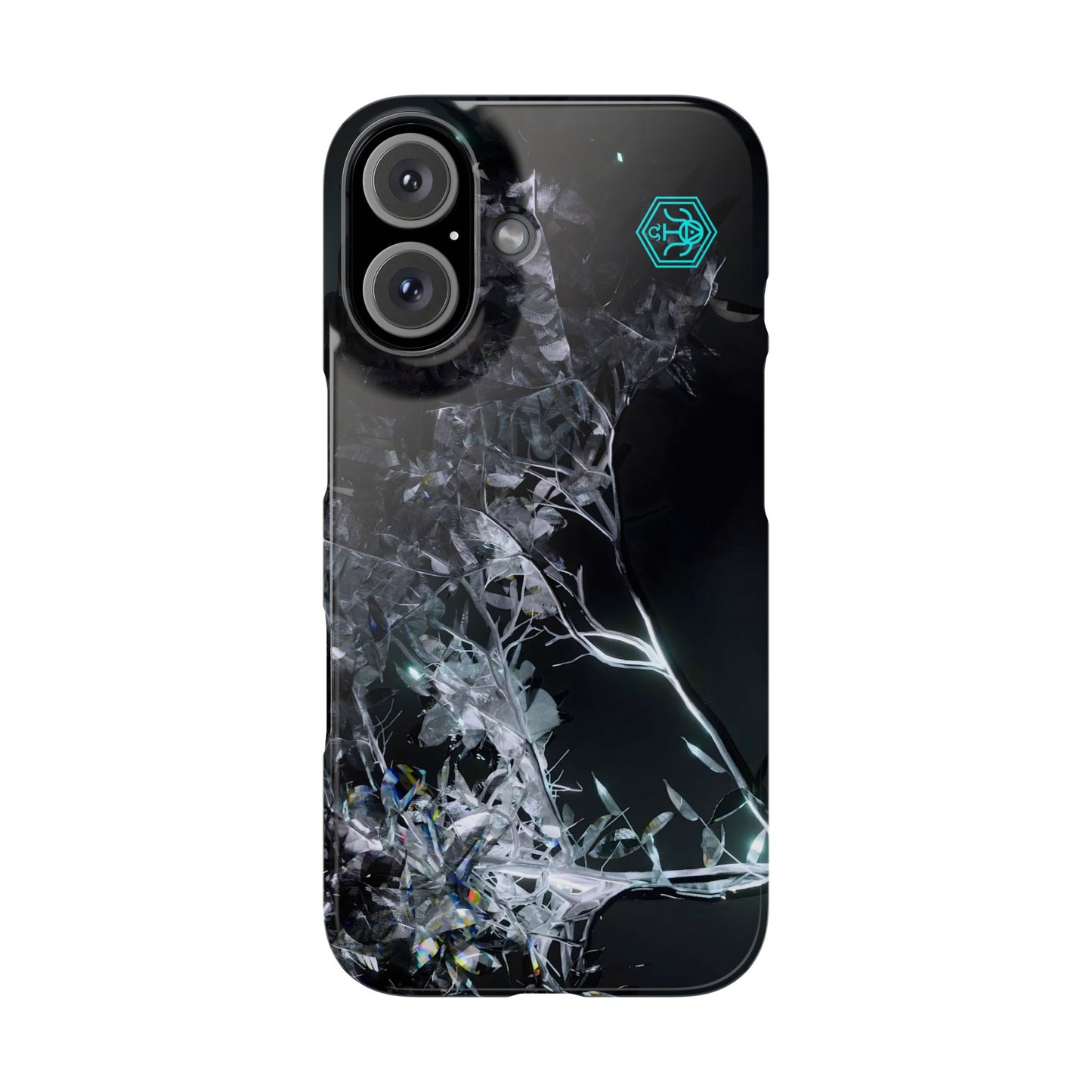 leaves of glass [midnight simulation] iPhone case ii