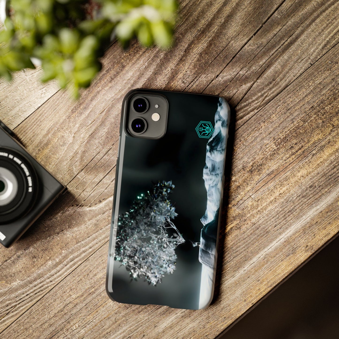 leaves of glass [stoic vortex] iPhone case ii