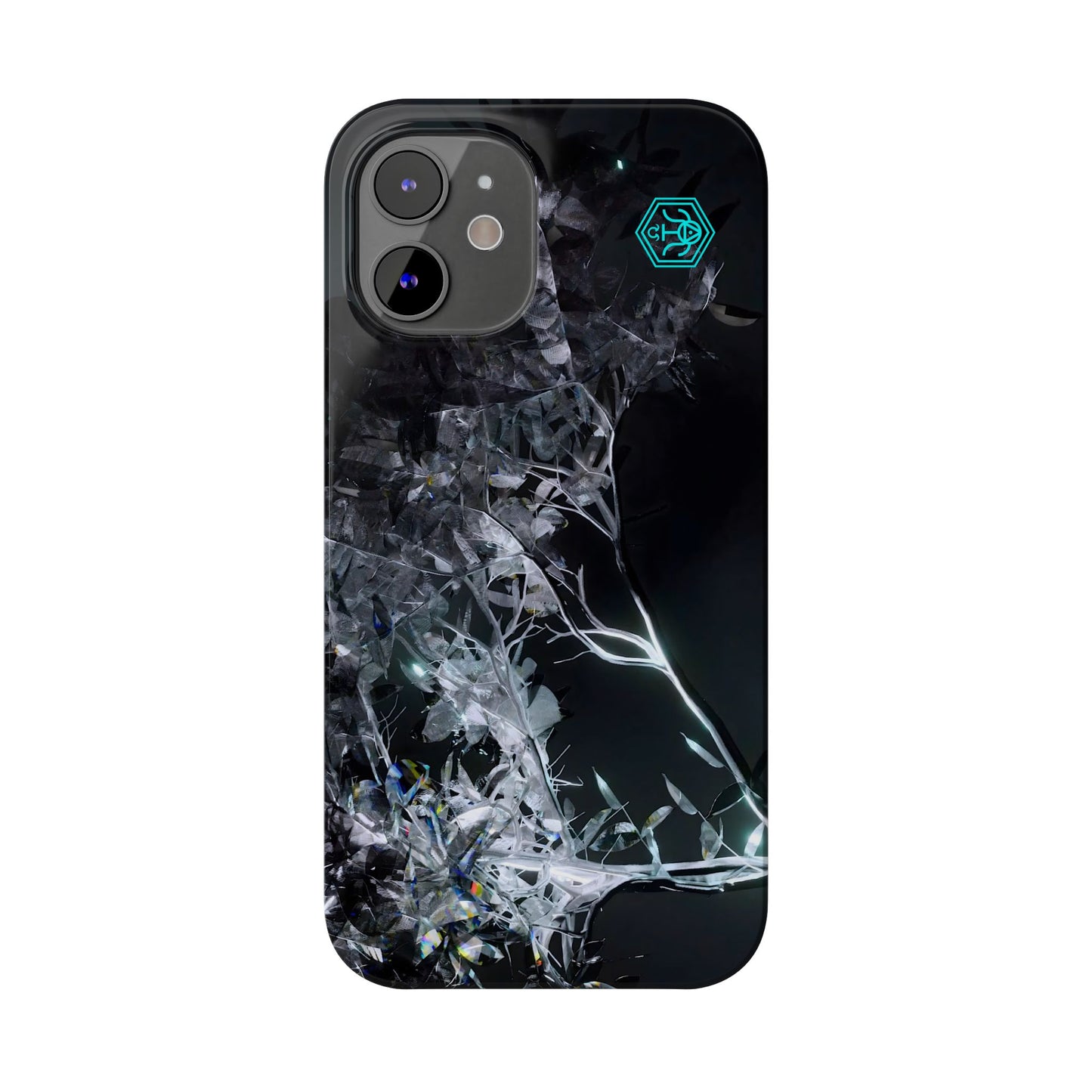 leaves of glass [midnight simulation] iPhone case ii