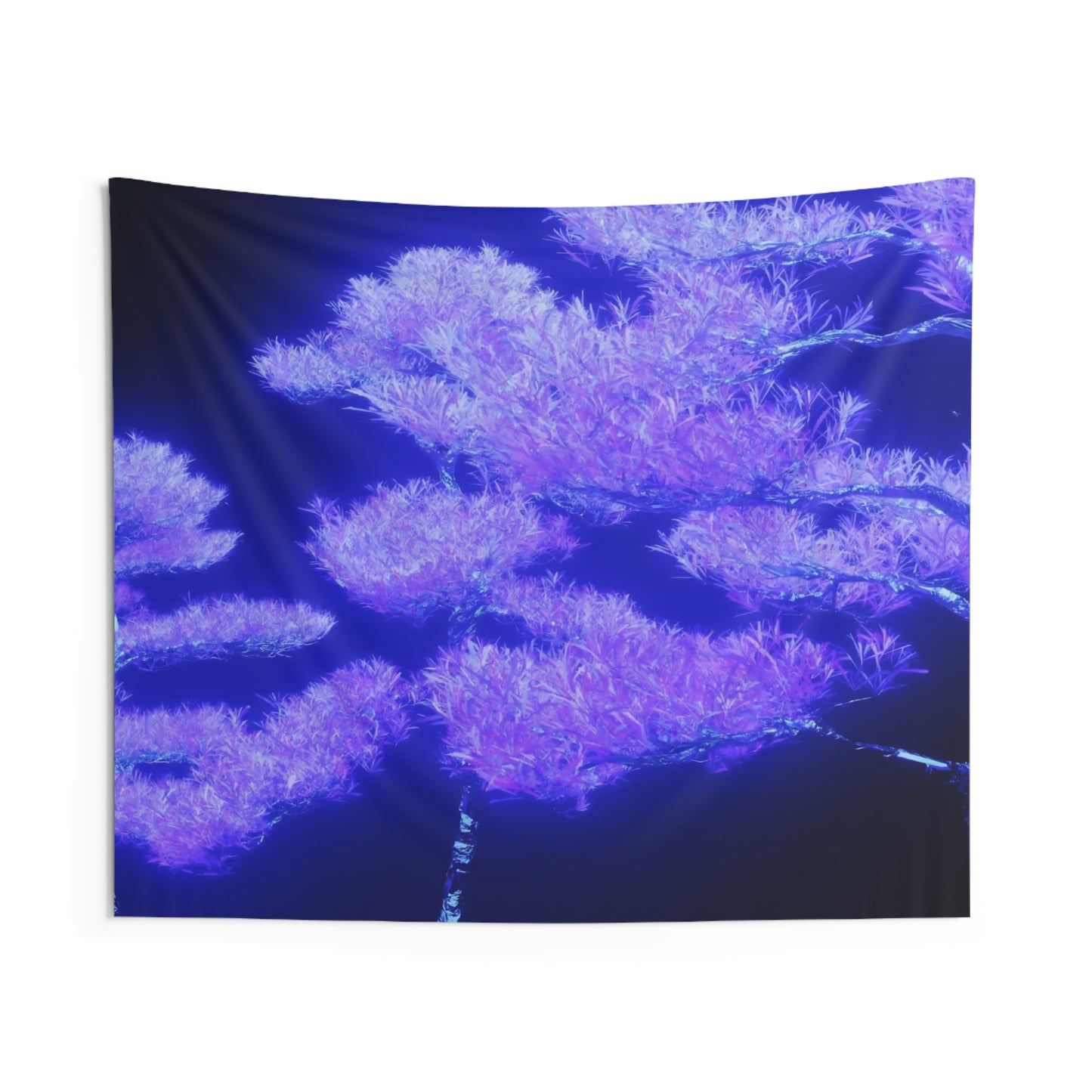 synthetic nature [metallic UV test lab] art tapestry iii