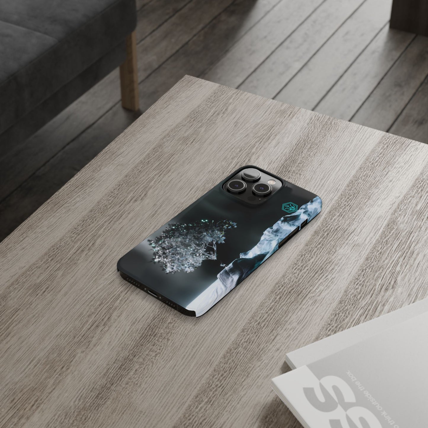 leaves of glass [stoic vortex] iPhone case ii