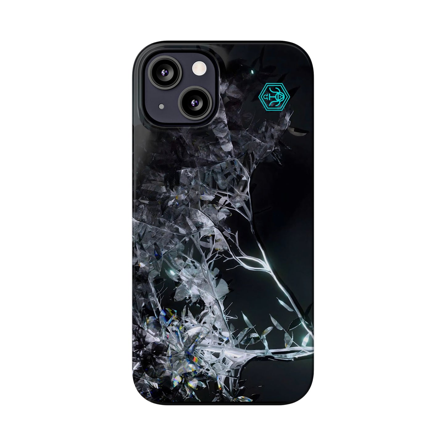 leaves of glass [midnight simulation] iPhone case ii