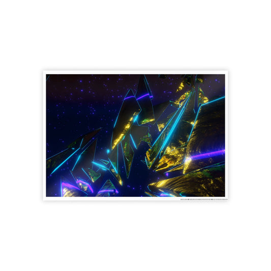 cosmic crown [spire elevation] art print