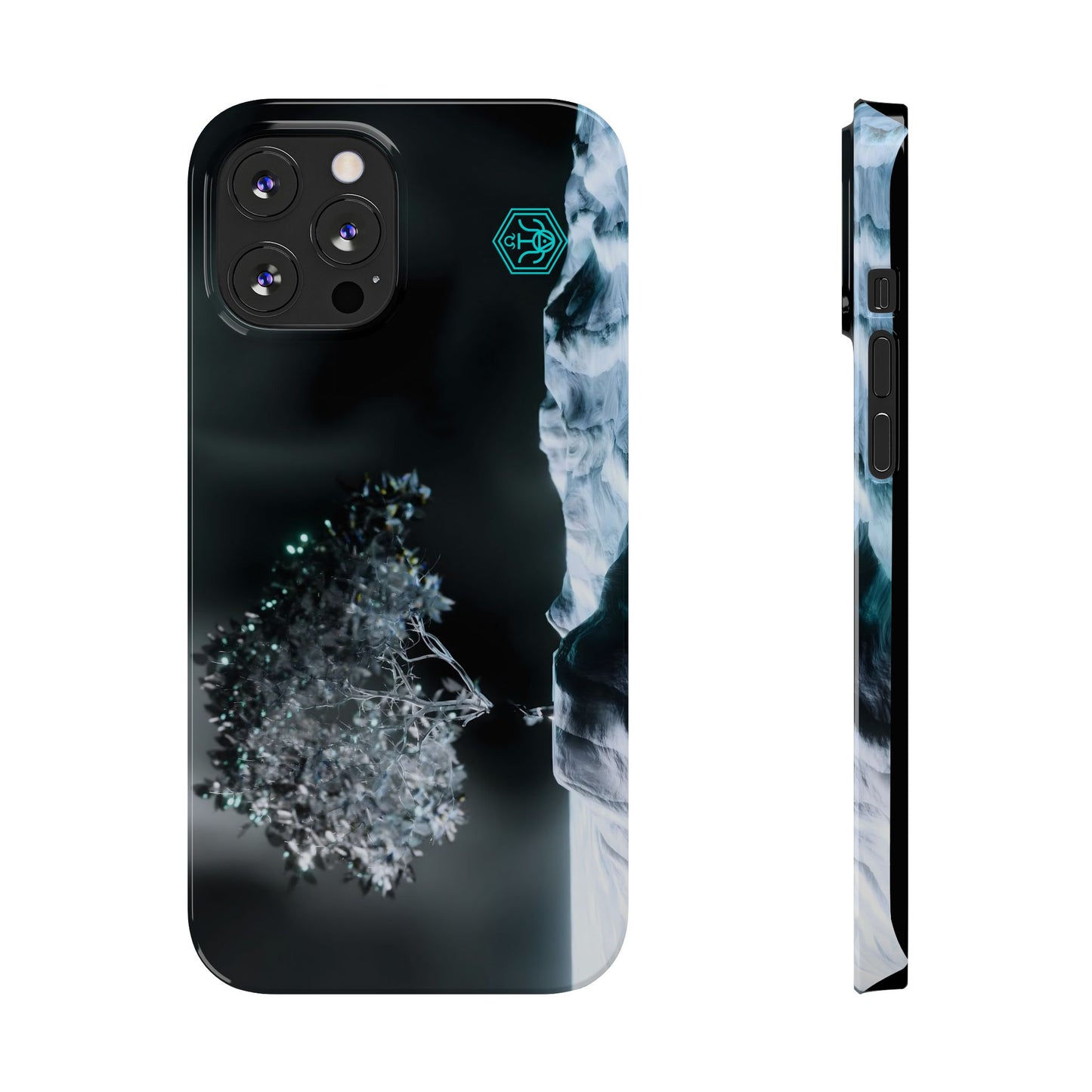 leaves of glass [stoic vortex] iPhone case ii