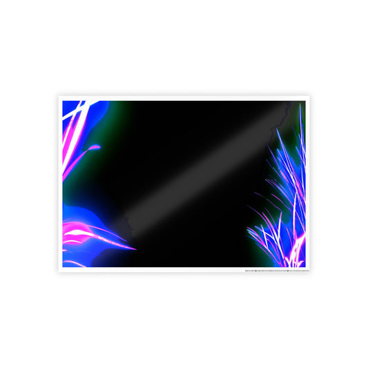 grasslands aura [ultraviolet spectrum] art print