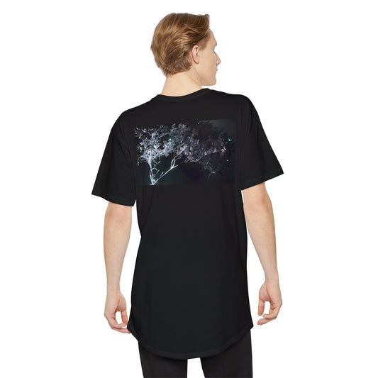 leaves of glass [midnight simulation] longline tee