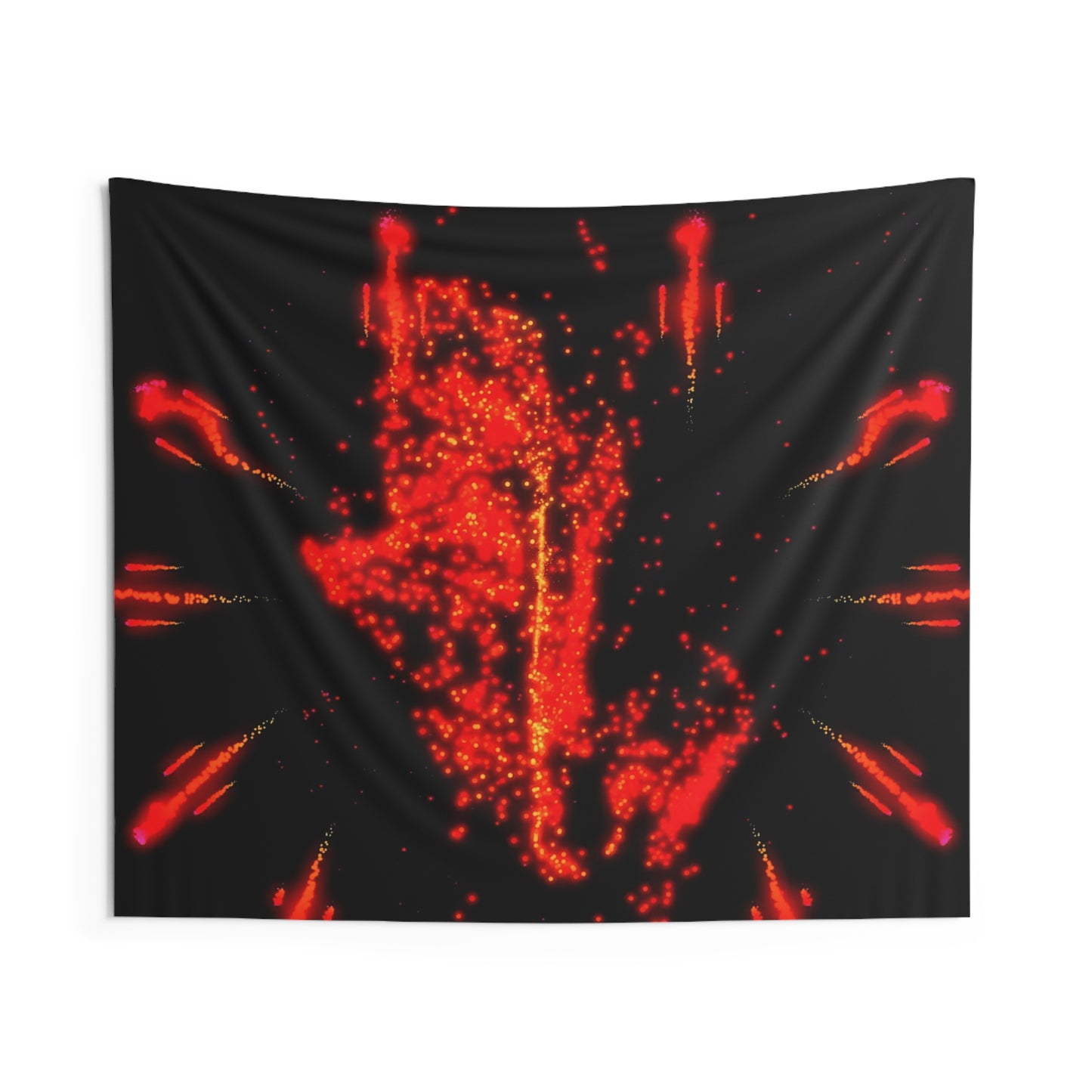 solar spell: clash [particle enchantment sigil] art tapestry