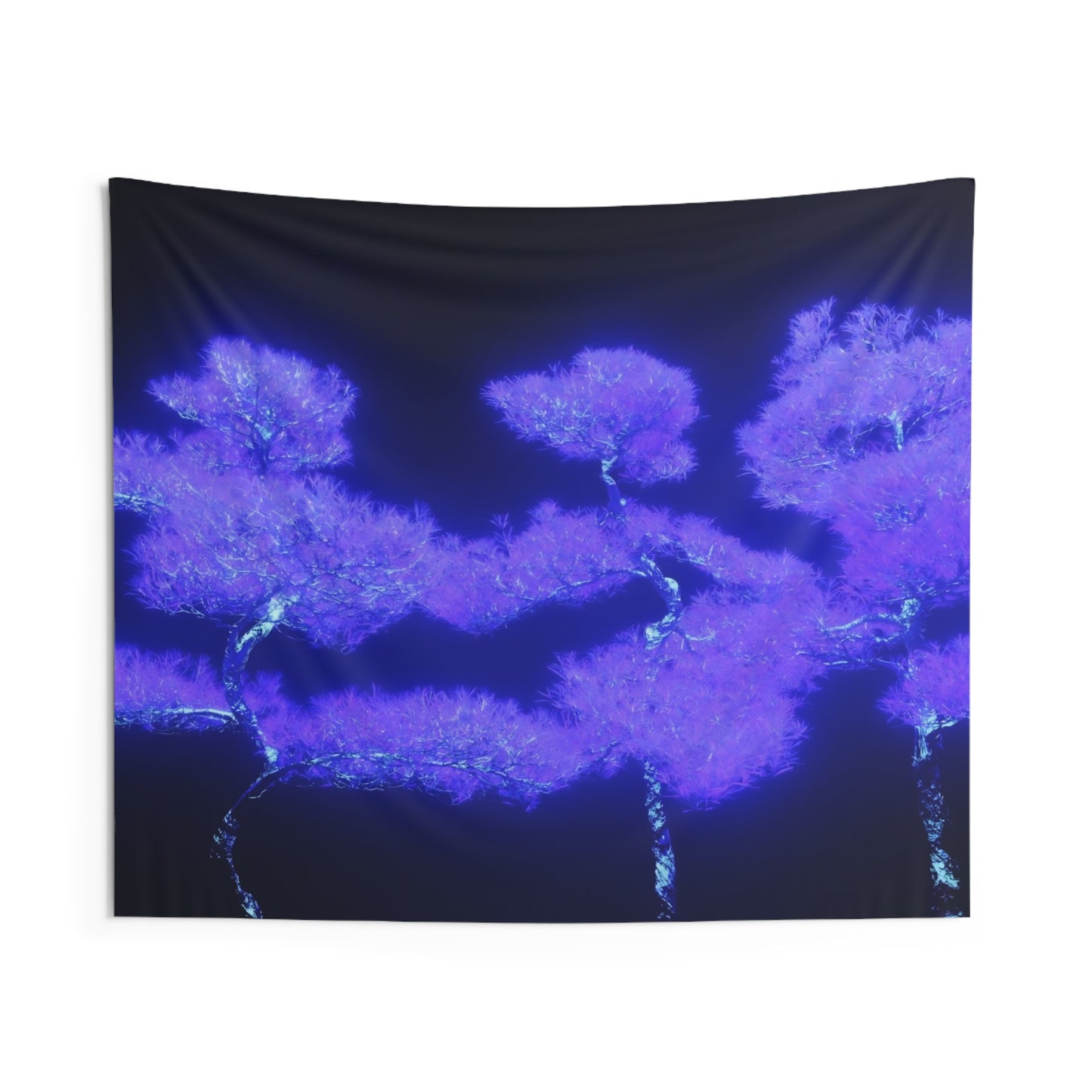synthetic nature [metallic UV test lab] art tapestry ii