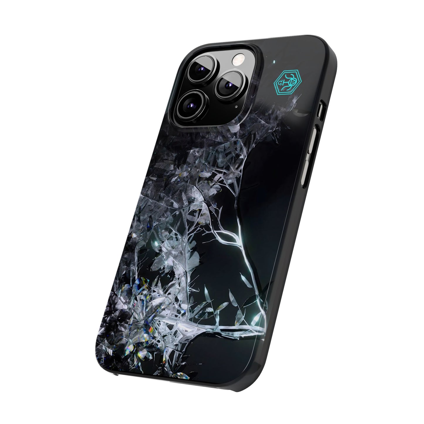 leaves of glass [midnight simulation] iPhone case ii