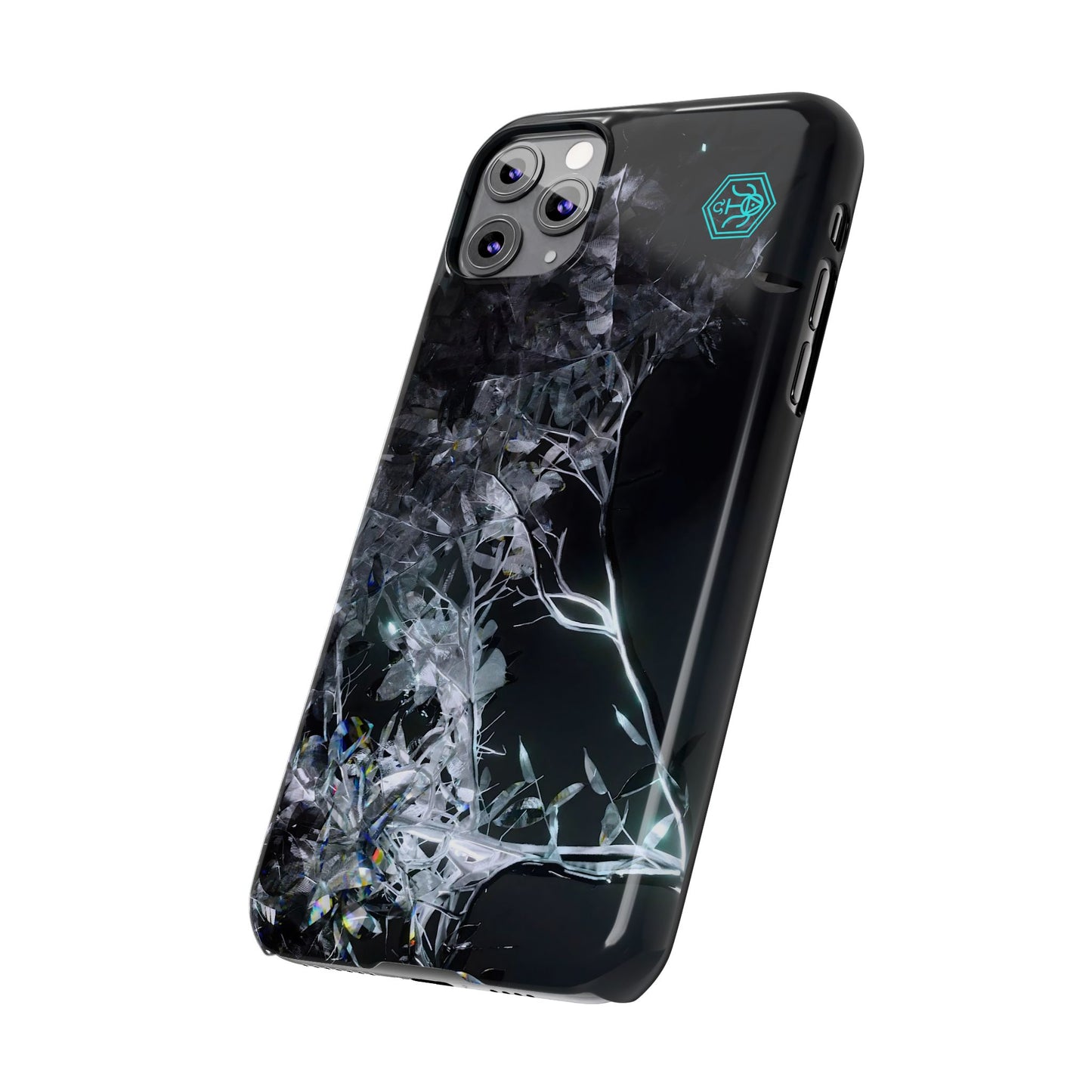 leaves of glass [midnight simulation] iPhone case ii