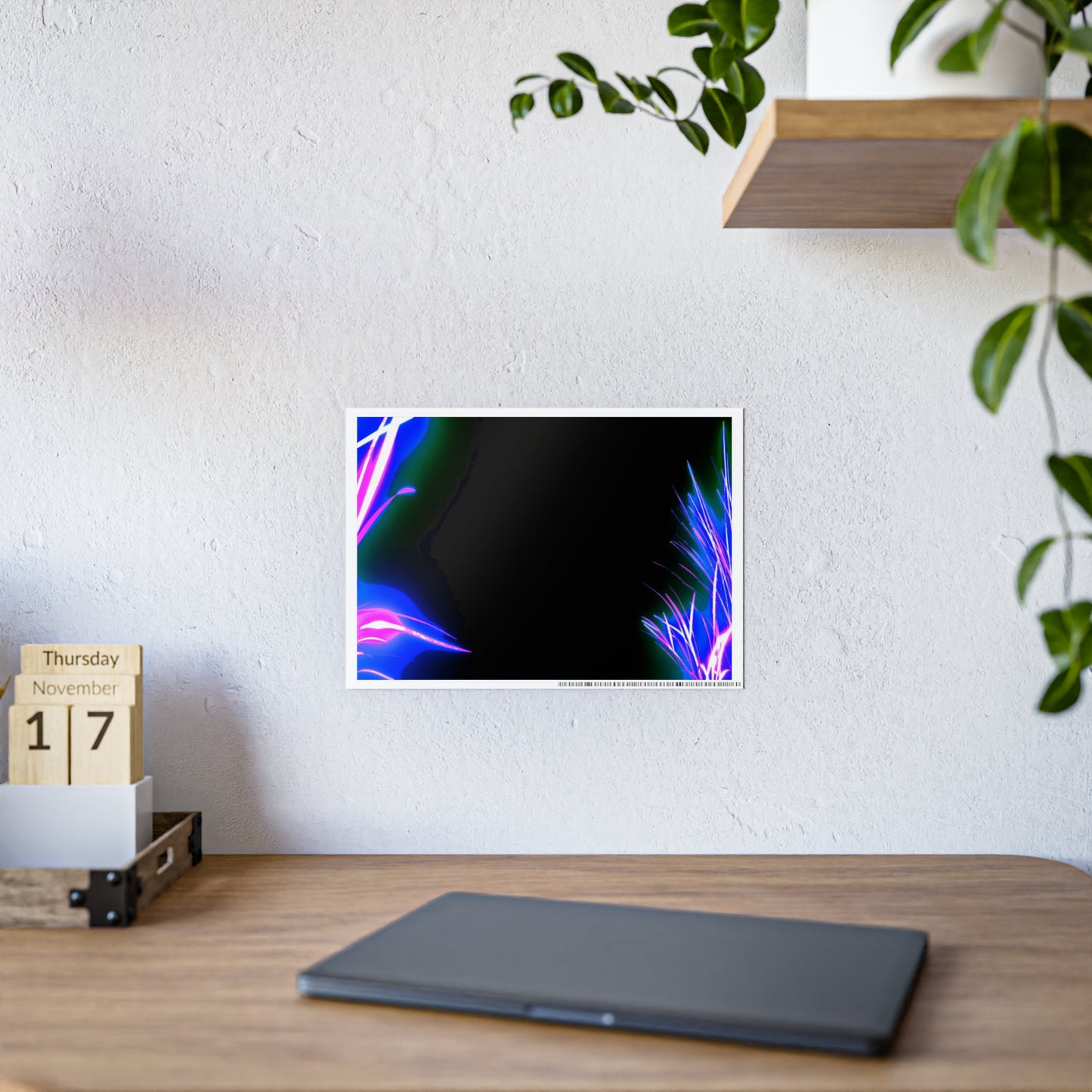 grasslands aura [ultraviolet spectrum] art print