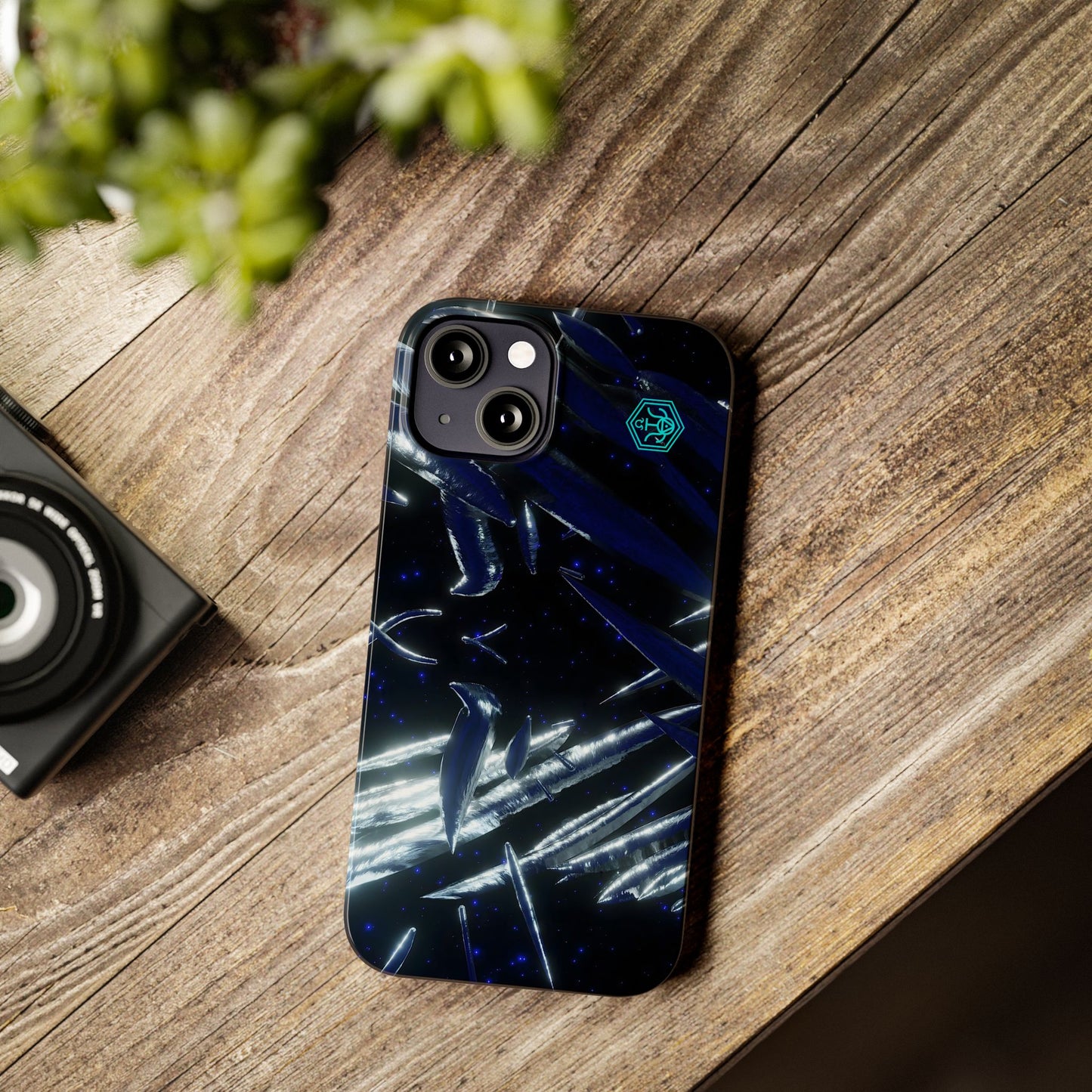 shadow totem [cosmic helix] iPhone case