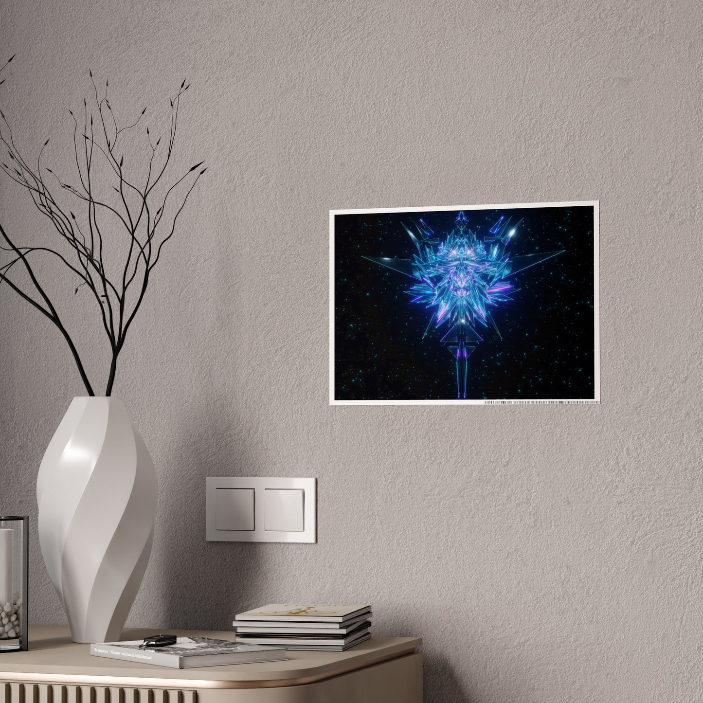 astral tree [spectrum glitch sequence] art print