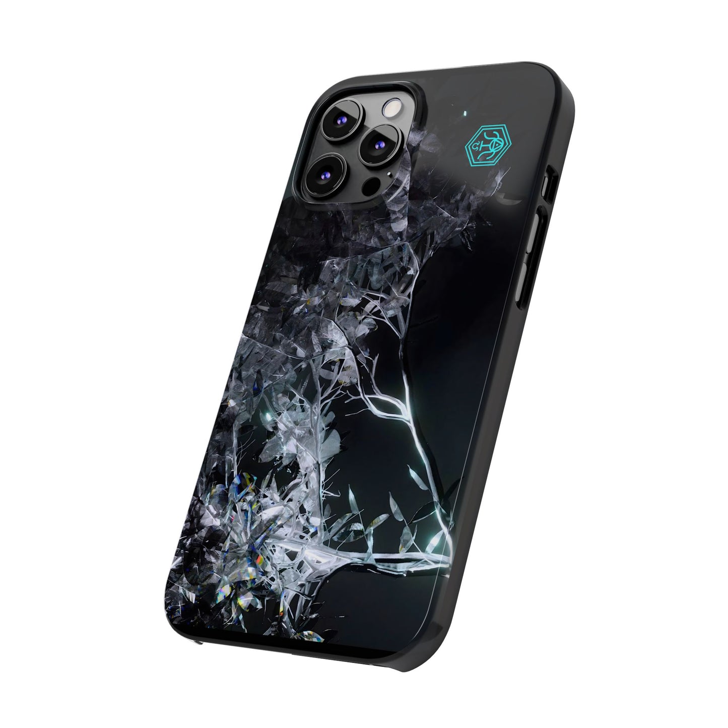 leaves of glass [midnight simulation] iPhone case ii