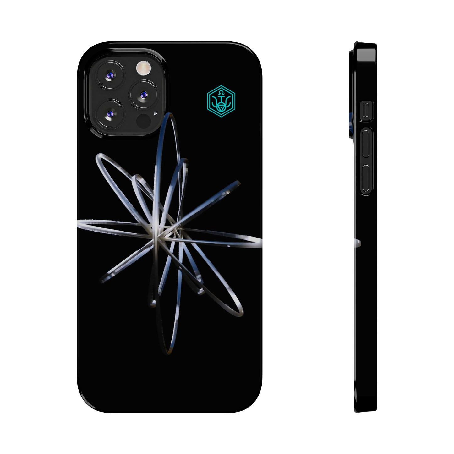 silver rings [ancient gyro relic] iPhone case