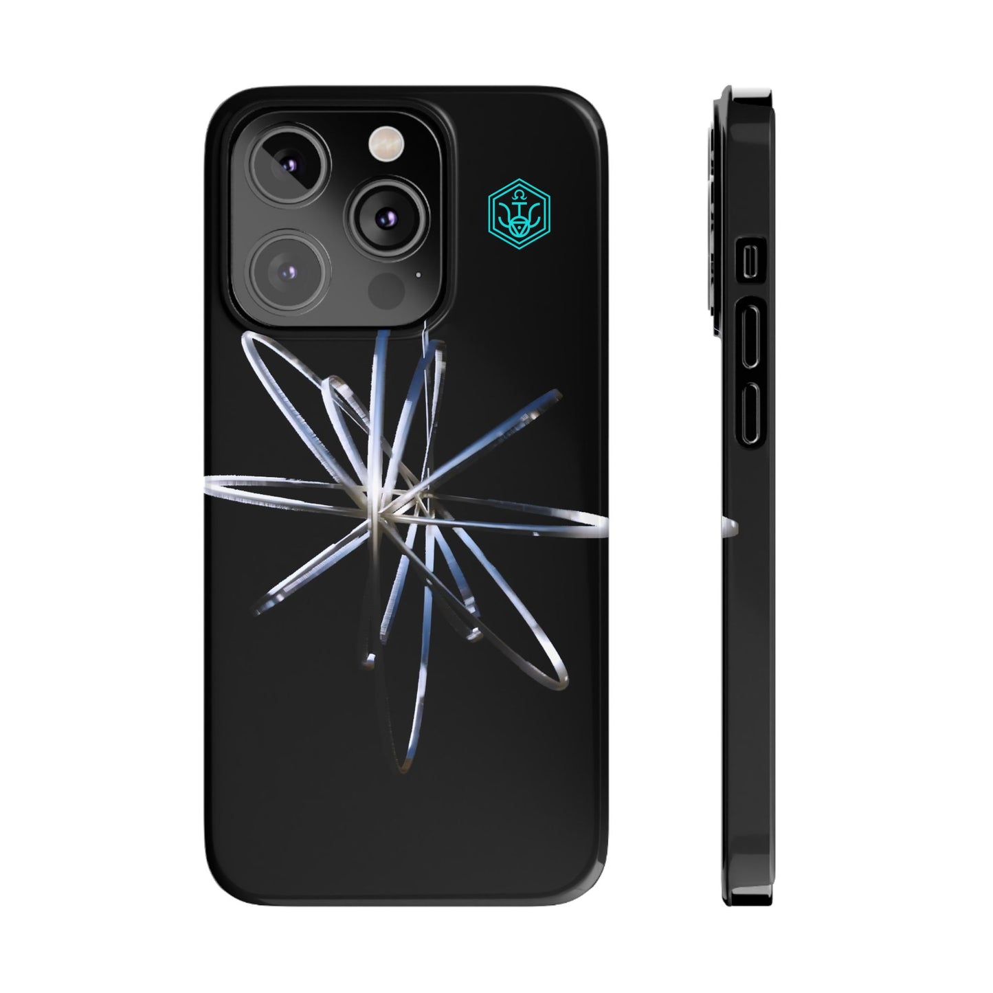 silver rings [ancient gyro relic] iPhone case