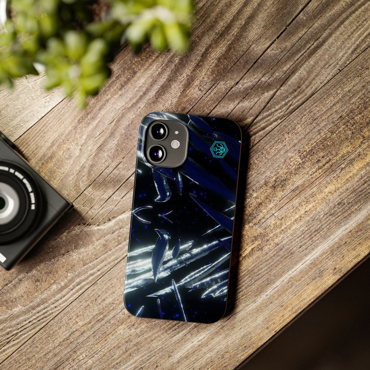 shadow totem [cosmic helix] iPhone case