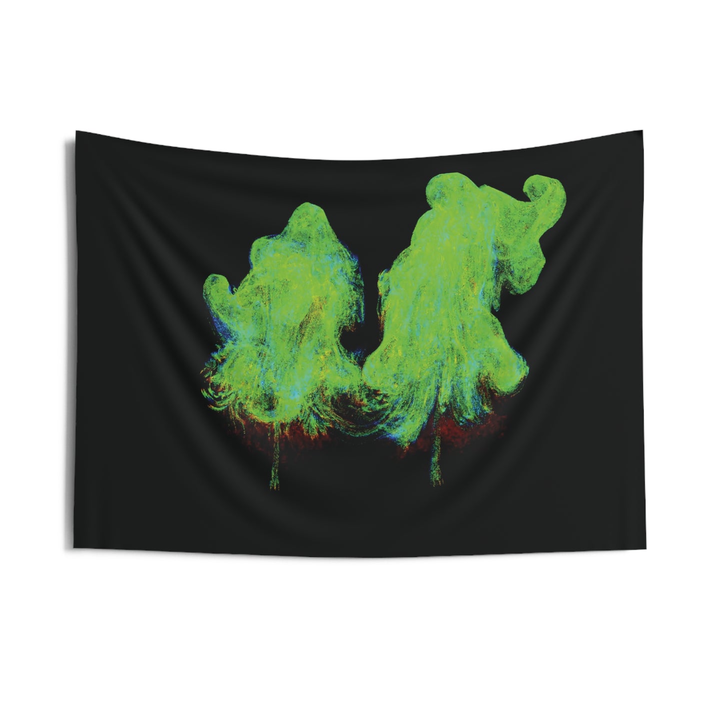 seasonal explosion: living liquid [dynamic tree buds] art tapestry i